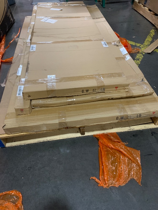 Photo 1 of *** TRUCK/TRAILER PICK UP, SEE NOTES  PARTS ONLY** DreamLine Unidoor Plus 72" High x 48-1/2" Wide x 34-3/8" Deep Hinged Frameless Shower Enclosure with Clear Glass
