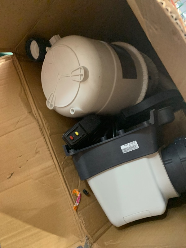 Photo 1 of INTEX SX1500 Krystal Clear Sand Filter Pump for Above Ground Pools: 1500 GPH Pump Flow Rate – Improved Circulation and Filtration – Easy Installation