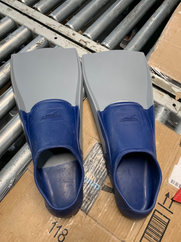 Photo 1 of (USED/FAIR) Speedo Unisex-Adult Swim Training Fins Rubber Long Blade