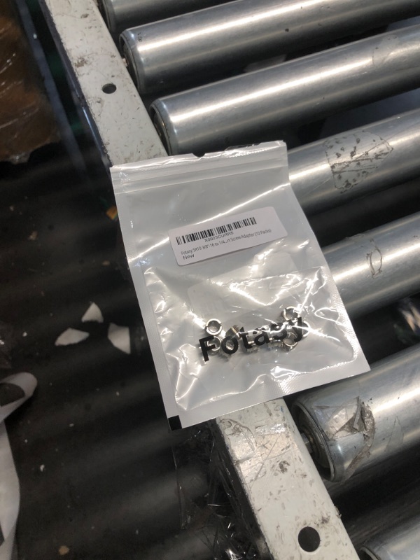 Photo 1 of (10 Packs) Fotasy Stainless Steel 3/8" to 1/4" Reducer Bushing Convert Screw Adapter, Tripod Screw Adapter 1/4" to 3/8" for Tripod Monopod Ballhead