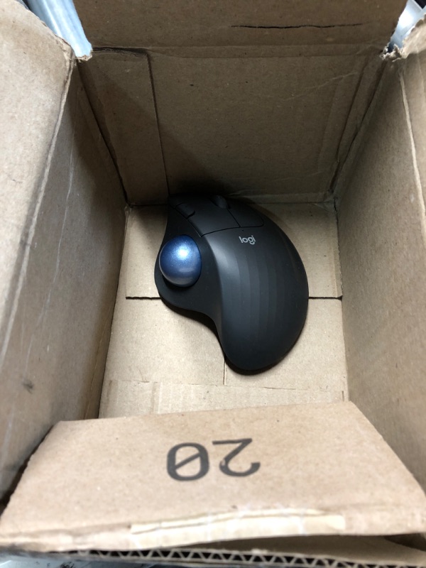Photo 1 of 
Logitech Ergo M575S Wireless Trackball Mouse, Wireless Ergonomic Mouse with Bluetooth and Encrypted Dongle