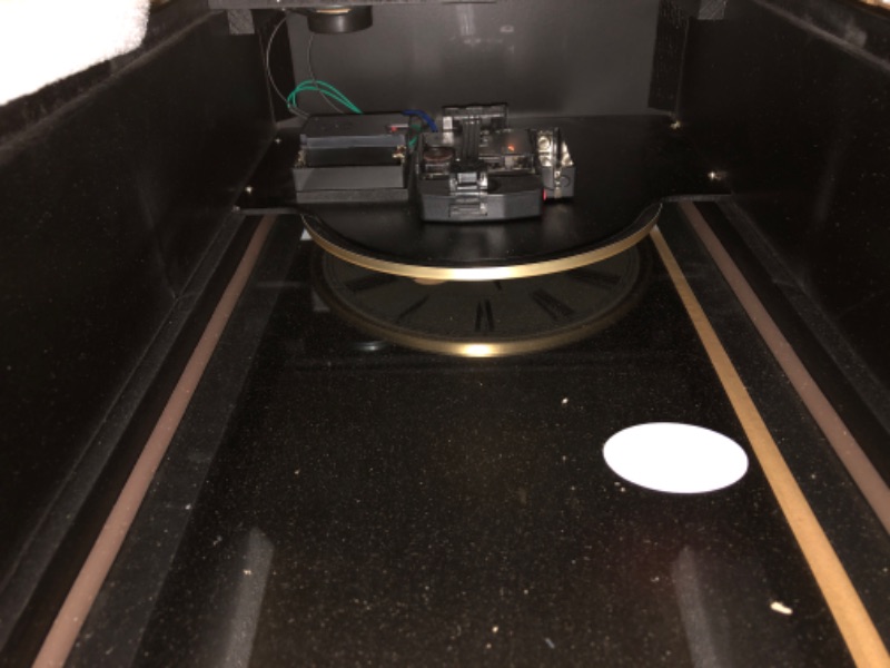 Photo 1 of (missing pieces) Howard Miller Gobles Wall Clock, Analog Display Brown Unique Style Swinging Pendulum Clocks with Black Finished | White Dial Quartz