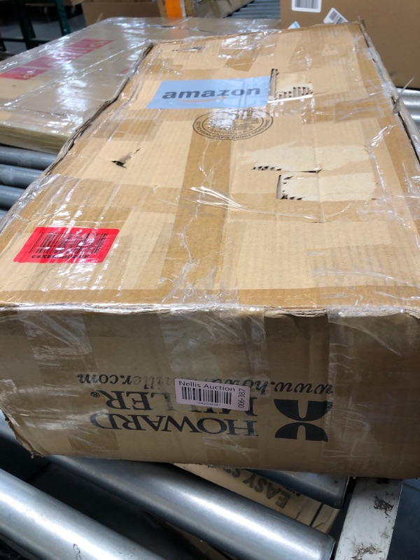 Photo 1 of (missing pieces) Howard Miller Gobles Wall Clock, Analog Display Brown Unique Style Swinging Pendulum Clocks with Black Finished | White Dial Quartz