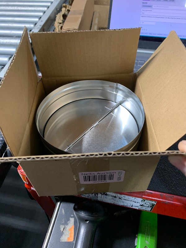 Photo 1 of [Upgraded] Hon&Guan 6 Inch Backdraft Damper, One-Way Airflow Duct Damper 6 Inch Ducting Insert Backflow Preventer Duct Draft Blocker