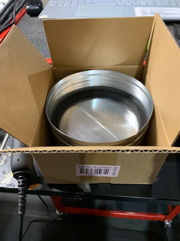 Photo 1 of [Upgraded] Hon&Guan 6 Inch Backdraft Damper, One-Way Airflow Duct Damper 6 Inch Ducting Insert Backflow Preventer Duct Draft Blocker