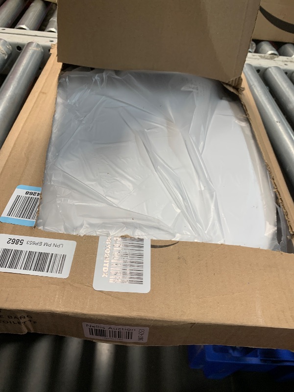 Photo 1 of ***(MINOR DAMAGE SEE NOTES)***Bemis 1500EC 390 Lift-Off Wood Elongated Toilet Seat, Cotton White (Pack of 1)