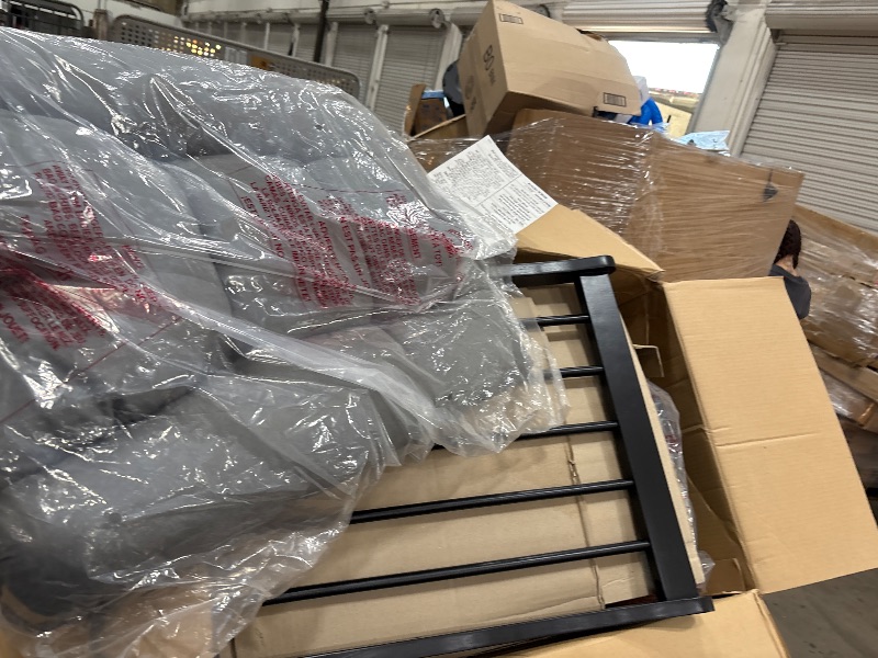 Photo 1 of ****MISSING PARTS***Storkcraft Tuscany Glider & Ottoman (Black/Gray) — GREENGUARD Gold Certified Nursery Glider, Bonus Cushion, Solid Wood Craftsmanship, Smooth-Gliding Nursery Chair and Ottoman, Award-Winning
