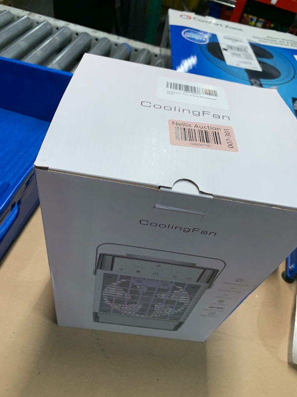 Photo 1 of (PARTS) (NOT FUNCTIONAL) Smartale Portable Air Conditioners, Mini Evaporative Air Cooler with Remote, 3 Wind Speed & 2 Mist Mode, 7-Color Night Light, 2-4-8H Timer, 1600ML Water Tank Small Cooling Fan for Home Office Bedroom