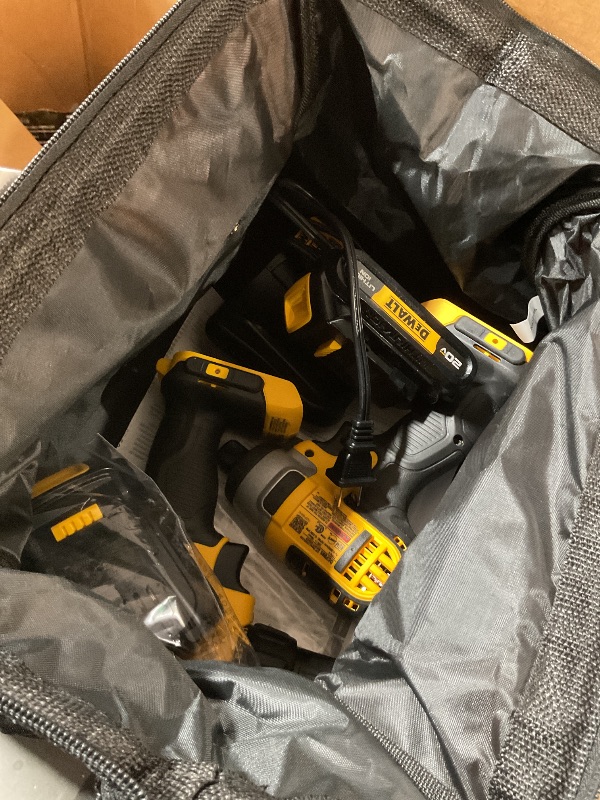 Photo 1 of ***SEE NOTES***
DEWALT 20V MAX Cordless Drill and Impact Driver, Power Tool Combo Kit with 2 Batteries and Charger (DCK240C2)