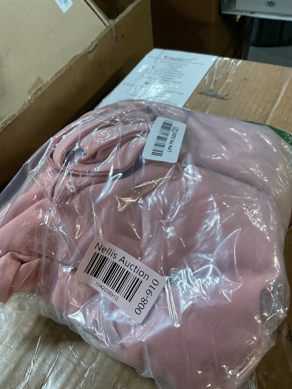 Photo 1 of (MEDIUM) (BAGGED) DRESSTELLS Cocktail Dress 2025, Long Bell Sleeves & V-Neck, Formal Bridesmaid Prom Dresses for Party BLUSH SIZE MEDIUM