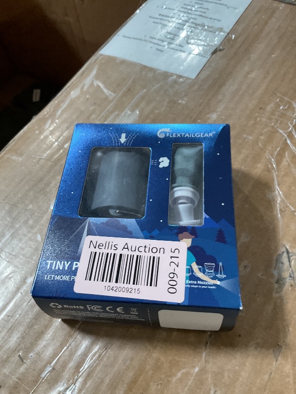 Photo 1 of (Sold for parts) FLEXTAILGEAR Tiny Pump X Portable Air Pump+ Camping Light Ultra-Mini Air Pump with 1300mAh Battery USB Rechargeable