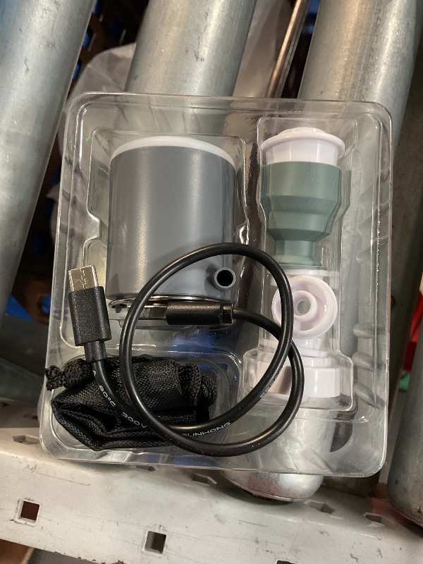 Photo 1 of (Sold for parts) FLEXTAILGEAR Tiny Pump X Portable Air Pump+ Camping Light Ultra-Mini Air Pump with 1300mAh Battery USB Rechargeable