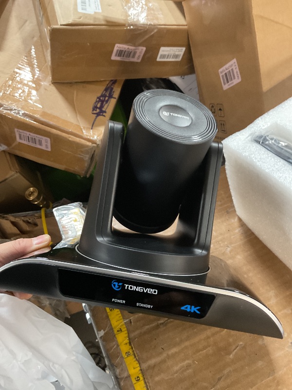 Photo 1 of TONGVEO 4K Conference Room Camera System, AI Auto-Tracking PTZ Camera 5X Digital Zoom with Speakerphone Set 120° Wide-Angle USB3.0 for Zoom Skype Teams OBS and More