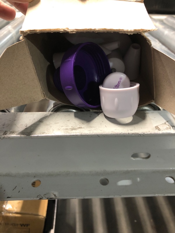 Photo 1 of **PREV USED, DIRTY, NEEDS TO BE CLEANED***
Wilton Dessert Decorator - The Kit Includes a Plunger-Style Tool, 2 Couplers, 1 Fill Tip, 4 Decorating Tips, Plastic, White & Purple