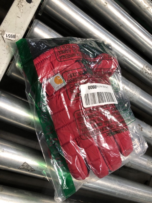 Photo 1 of Carhartt womens Quilts Insulated With Waterproof Wicking Insert Cold Weather Gloves, Crabapple, Medium US