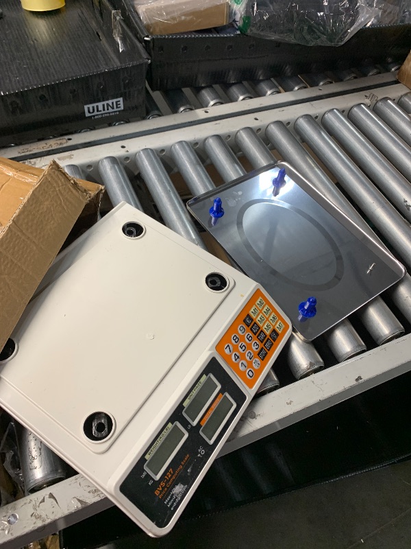 Photo 1 of Bonvoisin Price Computing Scale 88lb/ 40kg, Commercial Food Weighing Scale 2g Division, Rechargeable Produce Deli Scale with Stainless Steel Plate for Farmer's Markets, Retail Outlets, Butcher Shops