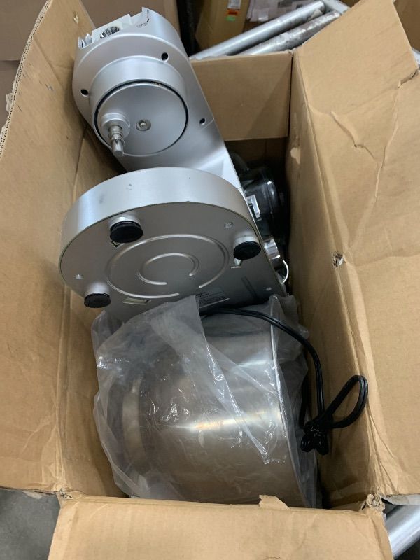 Photo 1 of ** PARTS ONLY - NONFUNCTIONAL ** VIVOHOME 9 in 1 Multifunctional Stand Mixer with Fermentation, 6 Speed 7.5 Quart Kitchen Electric Food Mixer with Timer, Meat Grinder, Juice Blender, Vegetable Slicer, Pasta and Cookie Maker, Silver