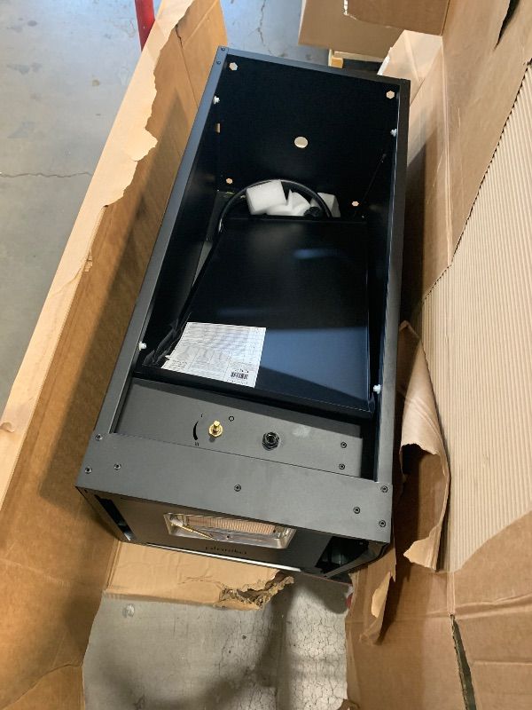 Photo 1 of ** PARTS ONLY ** Planika Faro Patio Heater - Outdoor Propane Gas Heater, Black Fire Pit for Garden, Residential & Commercial Use with Wheels - High-Performance Outside Heating Solution