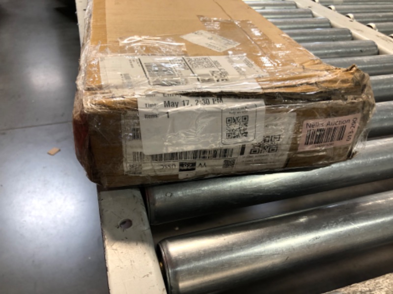 Photo 1 of ***USED - MISSING ALL HARDWARE***
VEVOR Folding Door Scissor Gate - Steel Accordion 87" H x 94" W, 360 Rolling Barricade,Padlock