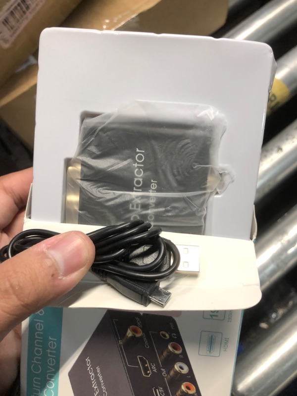 Photo 1 of HDMI ARC Audio Extractor, Tendak 192KHz ARC Audio Extractor DAC Converter, Digital to Analog Audio Converter, Optical/SPDIF Coaxial HDMI ARC to Optical/SPDIF Coaxial Stereo L/R 3.5mm Jack for TV