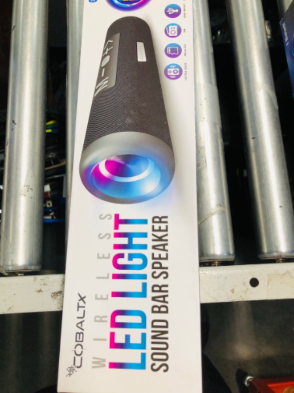 Photo 1 of Cobaltx 14" LED Light Wireless Soundbar Speaker