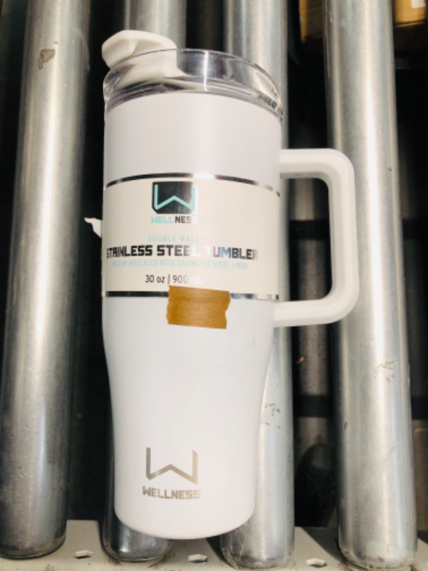 Photo 1 of (broken lid)Wellness 30 oz. Double Wall Tumbler with Carrying Handle