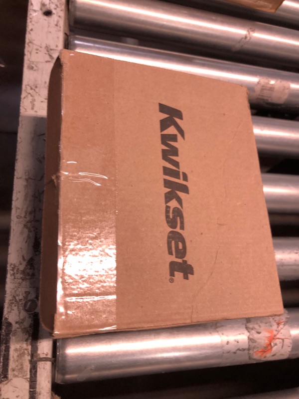 Photo 1 of (used)(unknown if complete) Kwikset Halifax Interior Passage Door Handle, Lever For Closet and Hallway Doors, Reversible Non-Locking Handle Lever
