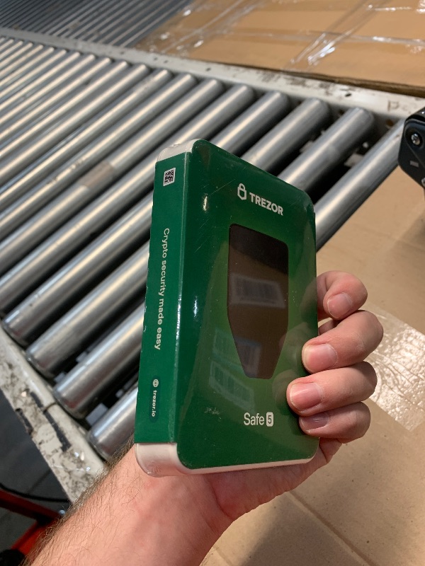 Photo 1 of **FACTORY SEALED** Trezor Safe 5 - Crypto Hardware Wallet with Secure Element & Passphrase, Color Touchscreen and Haptic Feedback, Protect your Bitcoin and Digital Assets (Violet Ore)