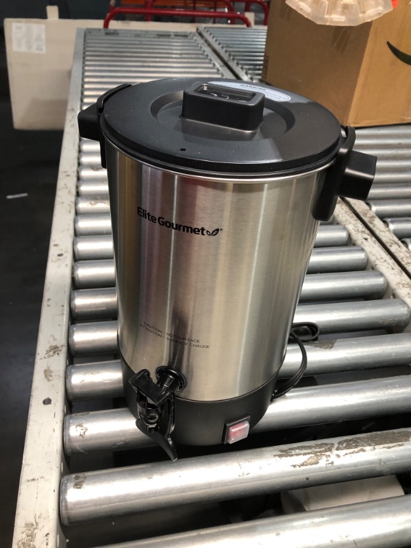 Photo 1 of ***USED - POWERS ON - UNABLE TO TEST FURTHER***
Elite Ccm-035 30-Cup Coffee Urn Stainless Steel