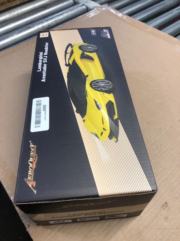 Photo 1 of AEROQUEST Remote Control Car for Lamborghini, Officially Licensed 1:16 Scale Lambo Hobby Rc Cars with Headlight, 2.4GHz Race Car Toys for Boy Girl 4-12 Years Old, 12Km/h, Birthday Gift