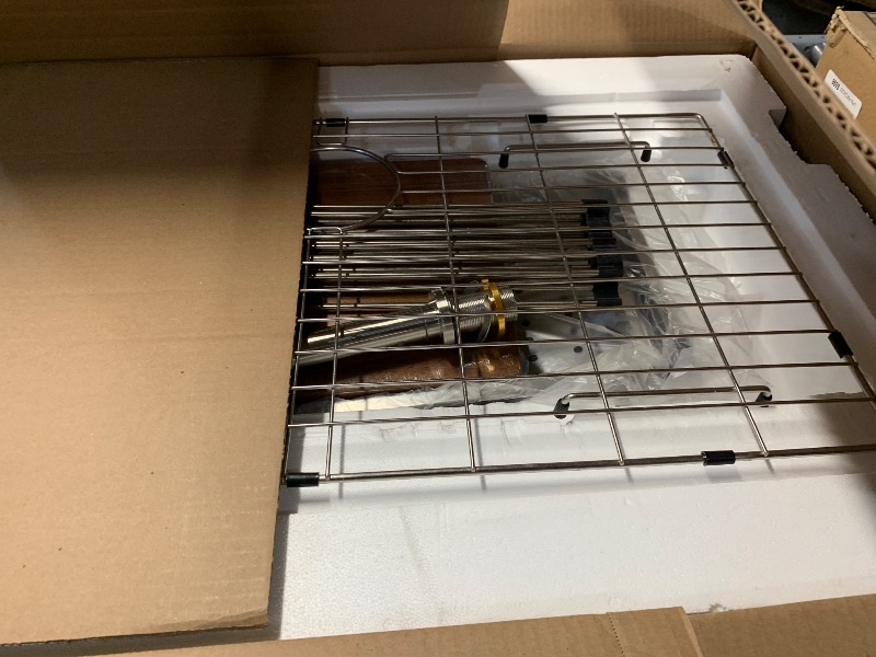 Photo 1 of 33 Inch Drop In Waterfall Kitchen Sink with Faucet Combo Workstation-Bokaiya 33x22 Waterfall Sink Drop In Smart 16 Gauge Multifunctional Stainless Steel Single Bowl Kitchen Sinks with Cutting Board