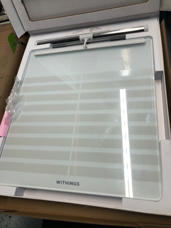 Photo 1 of WITHINGS Body Scan - Smart Scale with Segmental Body Composition Analysis, Weighing Scales Body Weight & Vascular Age, Visceral Fat, Heart Rate, iOS/Android