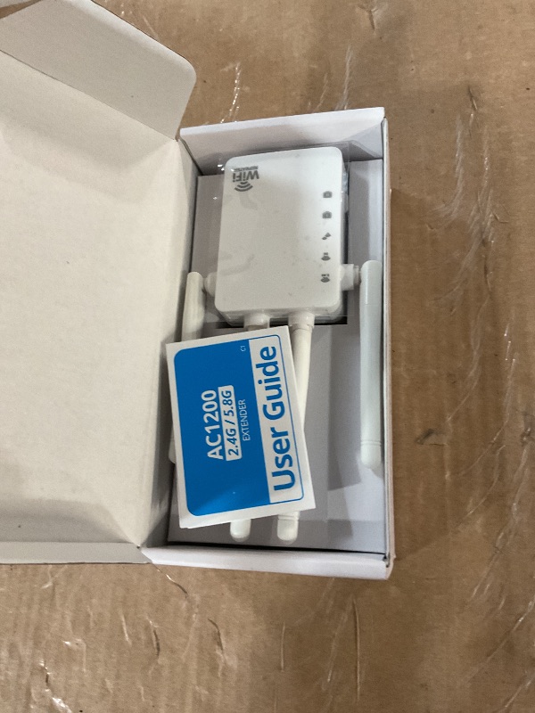 Photo 1 of WiFi Extender Signal Booster for Home, WiFi Extender, Long Range up to 12880 Sq Ft and 105 Devices, Internet Extender WiFi Booster, WiFi Repeater with Ethernet Port, Signal Booster