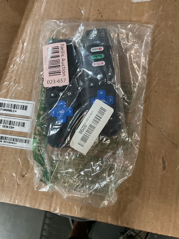 Photo 1 of (Pack of 2) Replacement-Remote-Control for Roku-TV,Compatible for TCL Roku/Hisense Roku/Onn Roku/Philips Roku Smart TVs(Not for Roku Stick and Box)