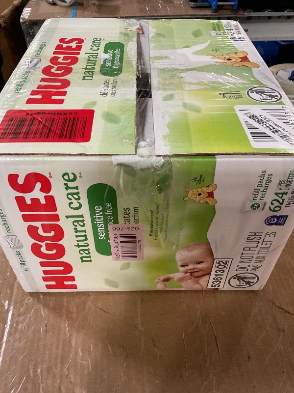 Photo 1 of ***SEE NOTES*** 
Huggies Natural Care Sensitive Baby Wipes, Hypoallergenic, 99% Purified Water, Refill  **(ONLY 1 Pack)**