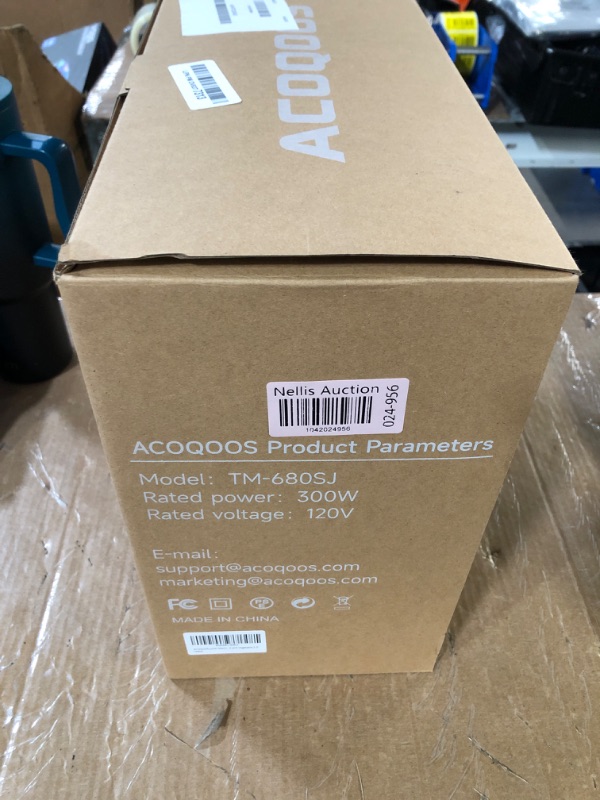 Photo 1 of ***(USED/ UNKNOWN IF MISSING PARTS)***
ACOQOOS Juicer Machines, Cold Press Juicer Whole Fruit and Vegetable with 5.3" Wider and Larger Feeding Chute (Capacity 1.8L), Easy to Clean Juicers with 2 Cups, Masticating Juicer Black