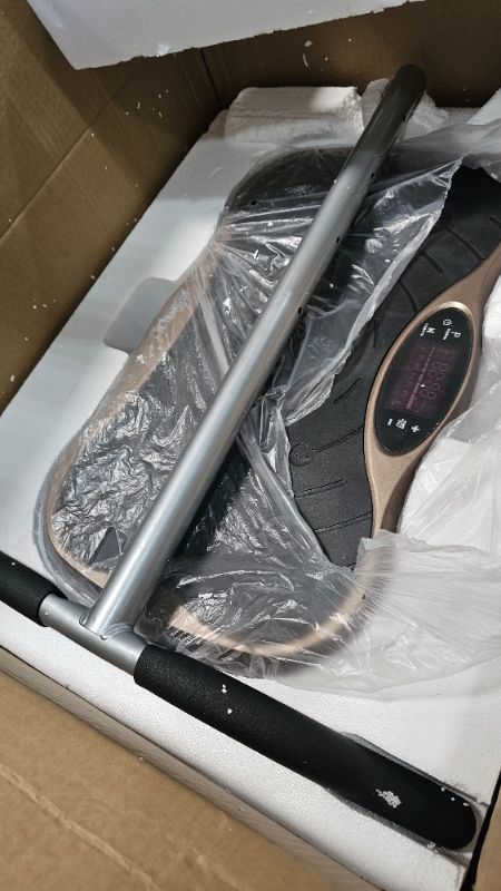 Photo 1 of ***PARTS ONLY***EILISON FIRMHOLD Handle Vibration Plate Exercise Machine for Lymphatic Drainage- Whole Body Workout Vibration Platform 350lbs for Beginners & Recovery, Body Shape Machine for Tonning (Handle Brown)