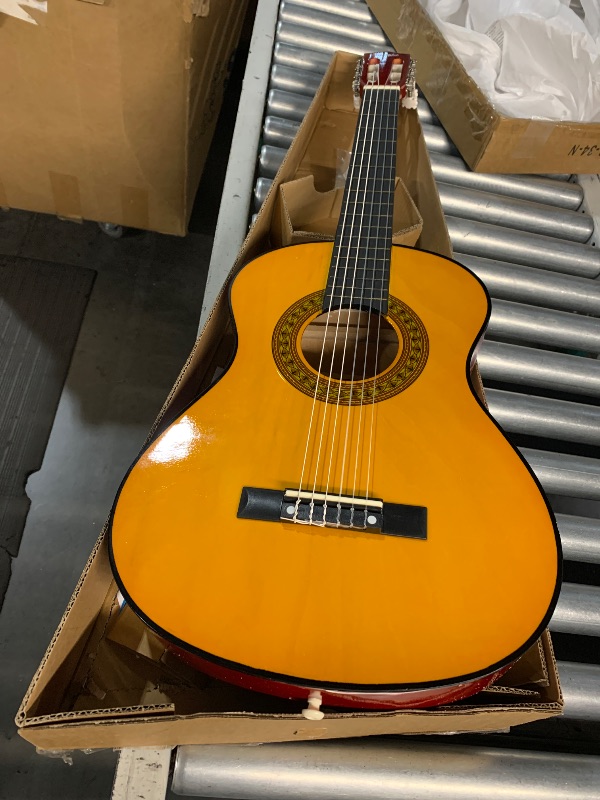 Photo 1 of ***(MAJOR DAMAGE/ SEE NOTES)***
Music Alley MA34-N Classical Junior Guitar, Natural