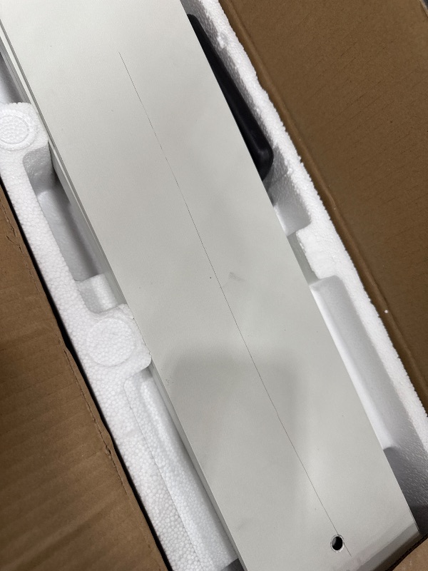Photo 1 of (used)(incomplete) Vagizm Ceiling Fan with Light Remote: 52 inch Modern Bedroom Fans with Dimmable Tri-Color Temperatures LED - Quiet Reversible DC Motor - Indoor Home Use (Matte White-5, 52 Inch)