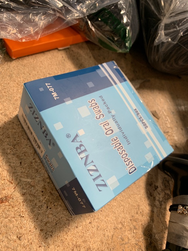Photo 1 of (50 Pack) Disposable Oral Swabs, Sterile Dental Sponge Swabsticks Unflavored for Mouth & Gum Cleaning
