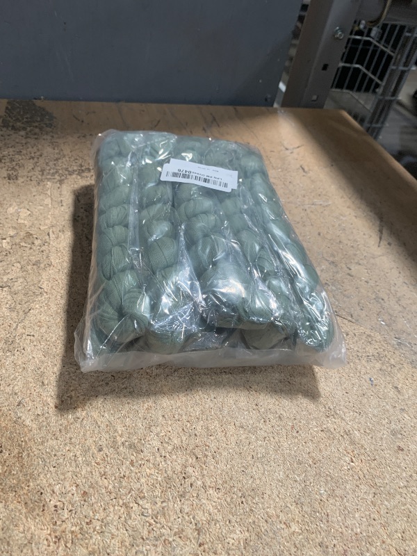 Photo 1 of 10 Pack Sage Green Cheesecloth Table Runner 6FT Boho Gauze Fabric Table Runner Vintage Rustic Sheer Runners for Wedding Party Bridal Baby Shower Long Table Decorations