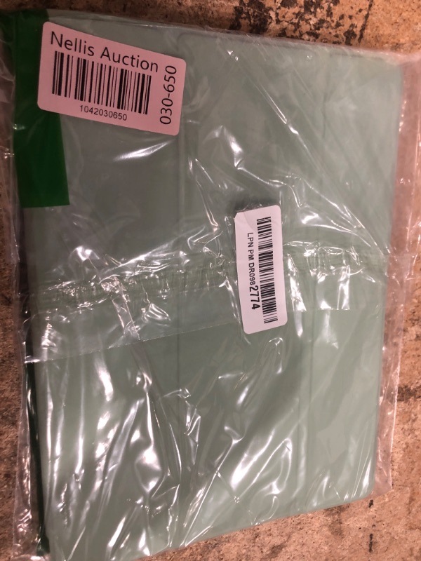 Photo 1 of Akkerds Case Compatible with iPad 10.2 Inch 2021/2020/2019, for iPad 9th/8th/7th Generation Case with Pencil Holder, Protective with Soft TPU Back, Auto Sleep/Wake Cover, Matcha Green