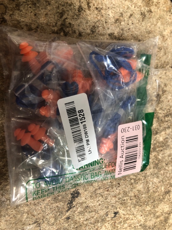 Photo 1 of 10 Pair Corded Reusable Ear Plugs for Shooting Range Ear Protection for Gun Range - Hunting Ear Plugs for Construction Firearm Ear Protection Shooting Gun Hearing Protection Ear Plugs Corded