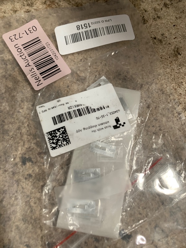 Photo 1 of 30 Pcs NFC Stickers with NTAG213 Chip, Programmable NFC Tags, Adhesive RFID Sticker Compatible with Tagmo NFC-Enabled Smartphones and Devices,Multi-use Rewritable NFC Tags Sticker