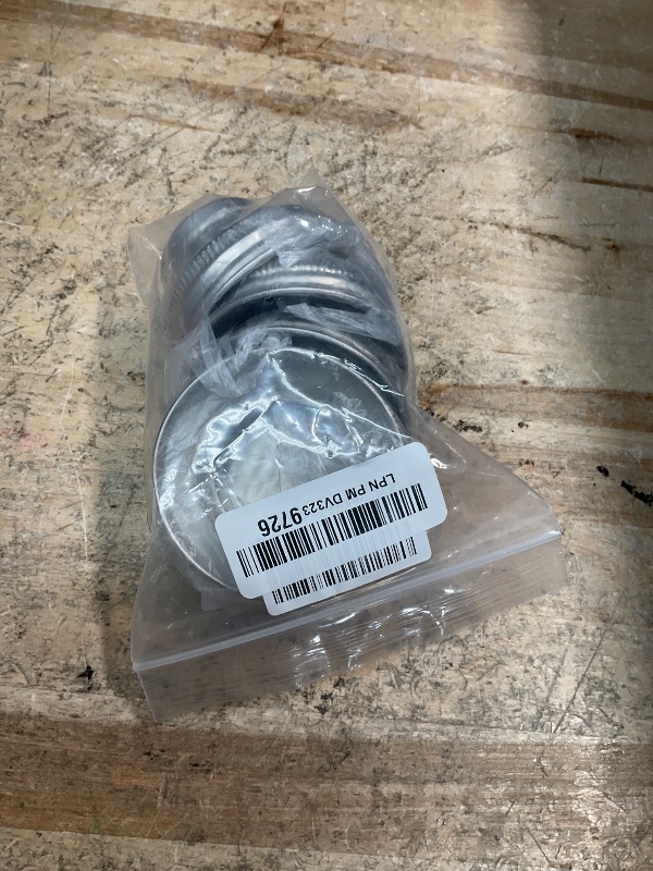 Photo 1 of 4 Pack Mason Jar Shaker Lids Stainless Steel with Silicone Seals for Spices Dredge Flour Sugar Salt Peppers and Any REGULAR MOUTH Canning Lid