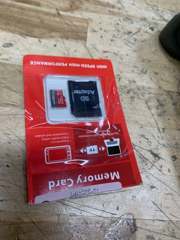 Photo 1 of 256GB TF Card with SD Adapter, U3 Class 10 Ultra High Speed SD Card TF Memory Card for Camera Smartphone Tablet Drone
