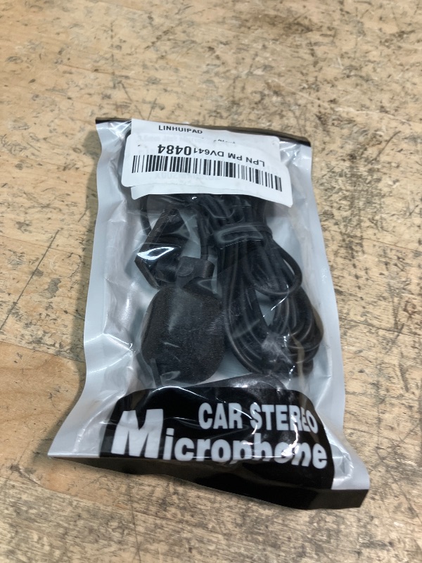 Photo 1 of Car Microphone 3.5mm Stereo External Mic Car Radio Microphone Compatible with Kenwood Boss Corehan Power JVC Sony Jensen Alpine Vehicle Head Unit car Stereo Enabled Audio GPS DVD
