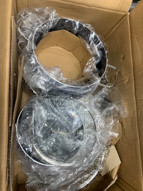 Photo 1 of (slightly used, scratches) Blue Diamond 11 Piece Cookware Set, Diamond Infused PFAS & PFOA-Free Ceramic Nonstick Pots and Pans, Durable Nontoxic Metal Utensil Safe & Scratch Resistant, Dishwasher & Oven Safe, Blue(missing parts) 