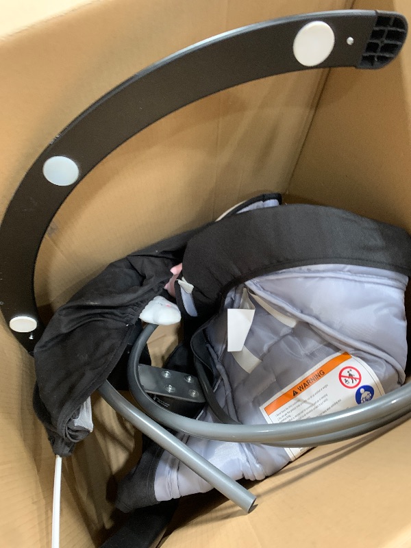 Photo 1 of ***PARTS ONLY***Electric Baby Swing for Infants to Toddler Portable Babies Swings Timing Function 5 Swing Speeds Bluetooth Touch Screen Music Speaker with 10 Preset Lullabies 5-Point Carabiner Black