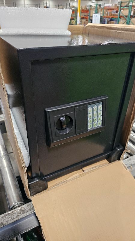 Photo 1 of ***PARTS ONLY***2.5 Cuft Safe Box, Home Safe with Fireproof Waterproof Bag, Anti-Theft Digital Security Lock Box with Smart Alert System, Removable Shelf, Mute Function, Personal Document Safes for Money Jewelry
